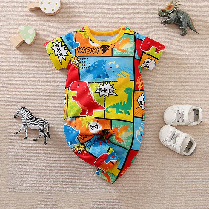Baby's Summer Animal Print Design Jumpsuit (5 Designs)