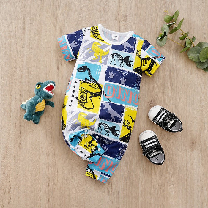 Baby's Summer Animal Print Design Jumpsuit (5 Designs)