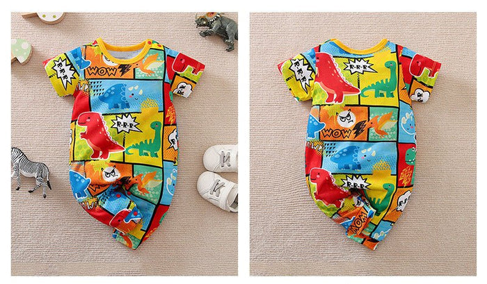 Baby's Summer Animal Print Design Jumpsuit (5 Designs)