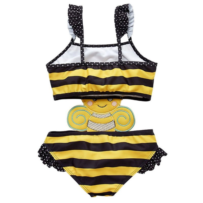 Baby/Toddler Girl Honey Bee Design One-Piece Swimsuit