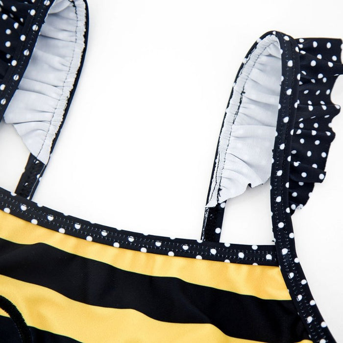 Baby/Toddler Girl Honey Bee Design One-Piece Swimsuit