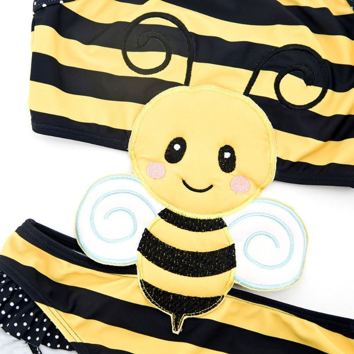 Baby/Toddler Girl Honey Bee Design One-Piece Swimsuit
