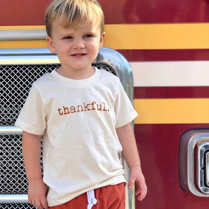 Baby/Toddler's "thankful" Letter Print T-shirt