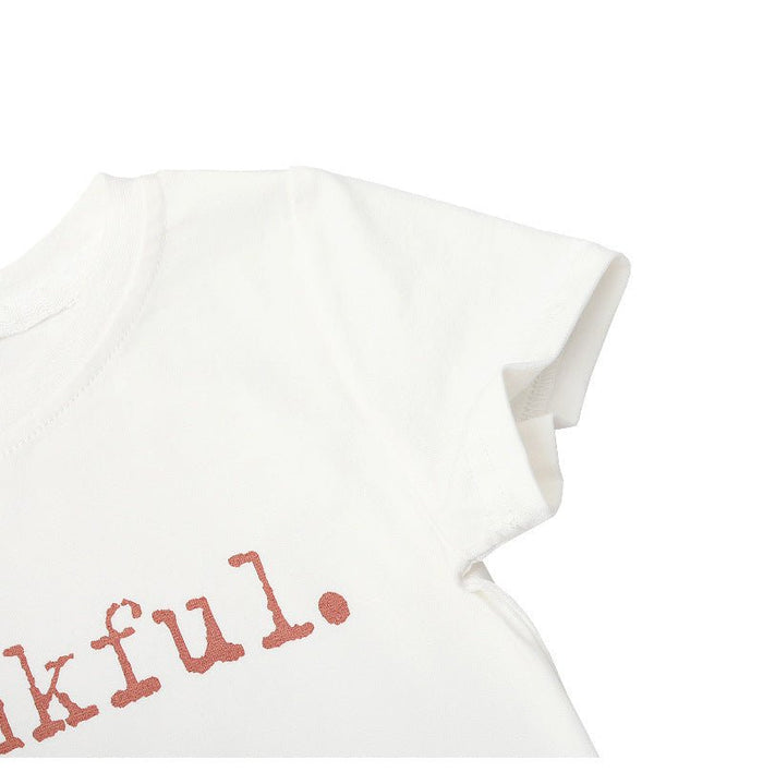 Baby/Toddler's "thankful" Letter Print T-shirt