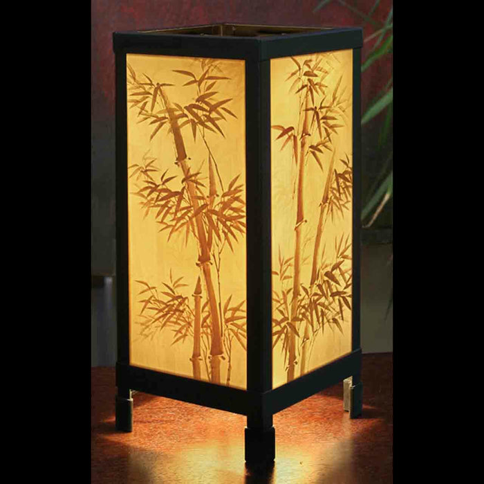 Bamboo Lithopane Accent Lamp