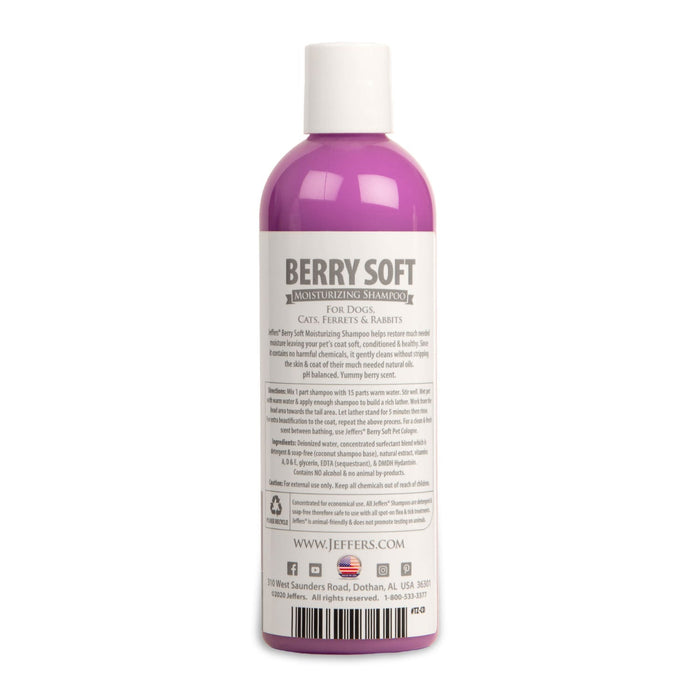 Berry Soft or Vanilla Bean Pet Shampoo