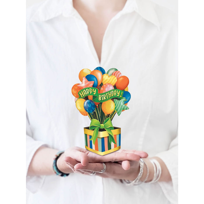 Birthday Bouquet Card -Balloons