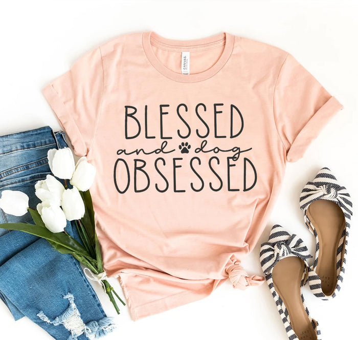 Blessed and Dog Obsessed Tee