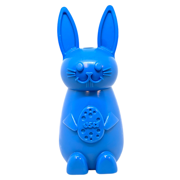 Blue Hollow Bunny Nylon Treat Toy