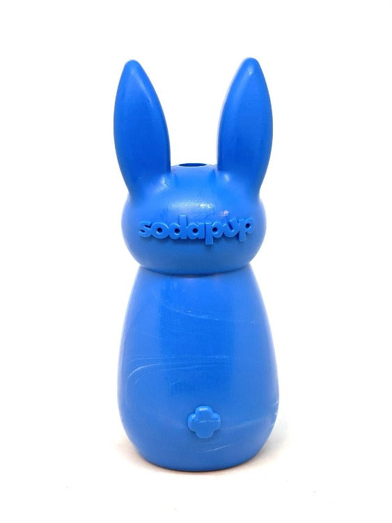 Blue Hollow Bunny Nylon Treat Toy