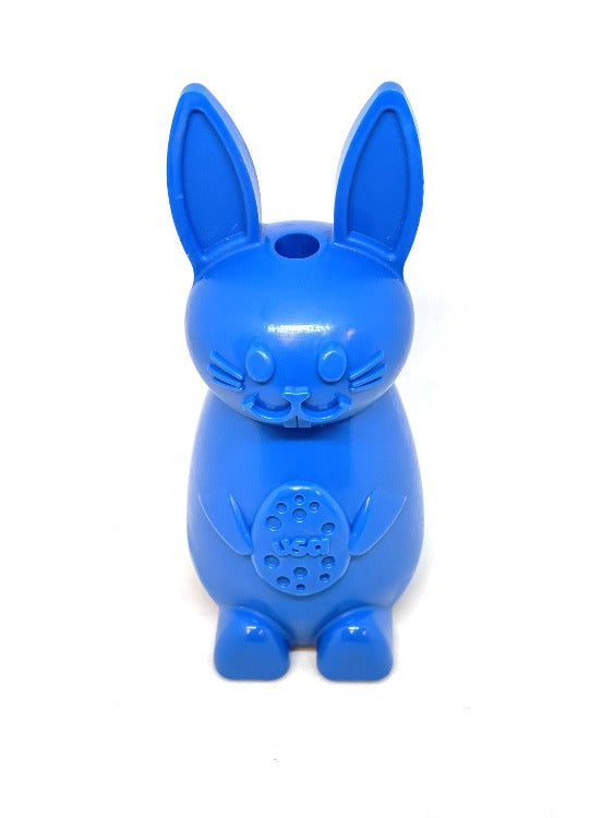 Blue Hollow Bunny Nylon Treat Toy