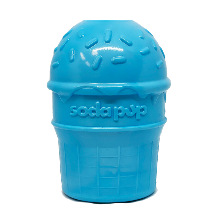 Blue Ice Cream Cone Treat Toy