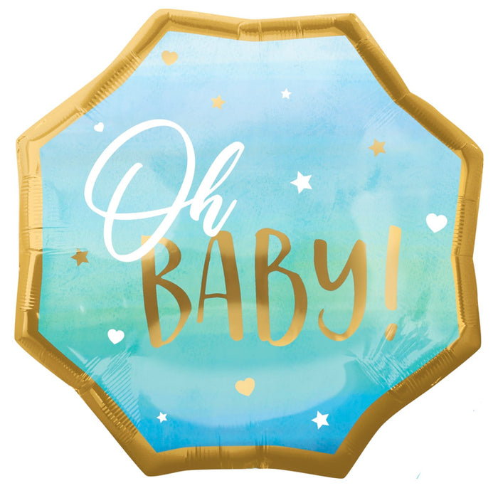 Blue Oh Baby Balloon