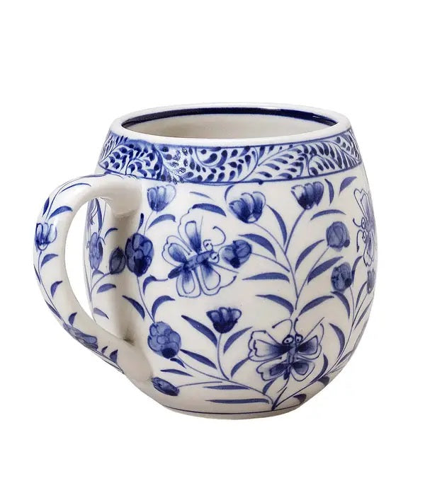 Blue & White Mug