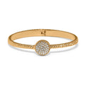 Brighton Illumina Celeste Dome Hinged Bangle -Gold