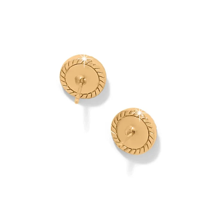 Brighton Illumina Celeste Dome Post Earrings -Gold