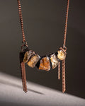 Bronze Citrine Organic Necklace