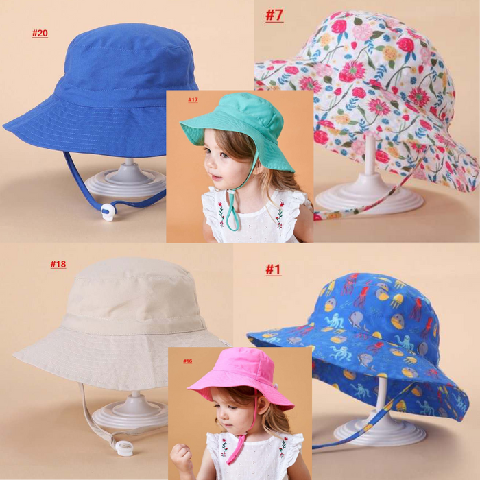 Bucket Hats With Personalized Leather Patch