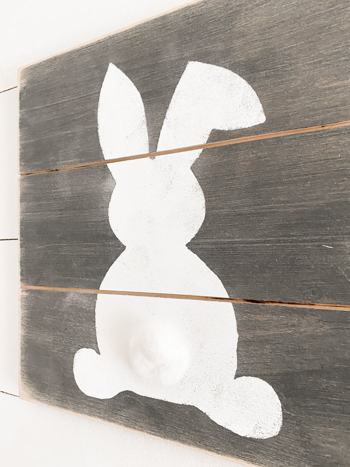 Bunny Print w/ Cotton Tail