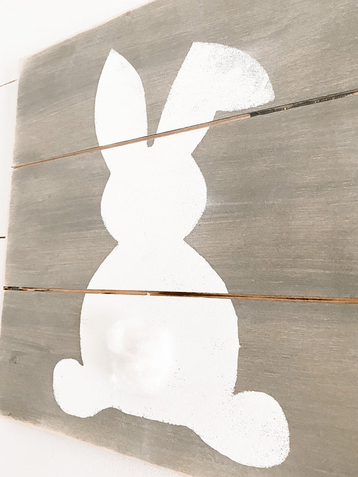 Bunny Print w/ Cotton Tail