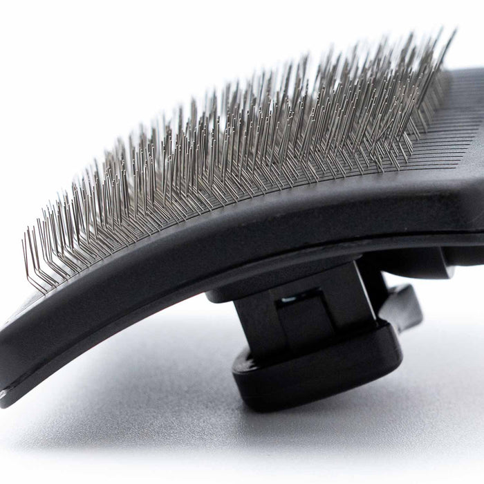 Button-Release Pet Slicker Brush