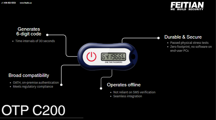C200 Time-based Token [TOTP] (I34)