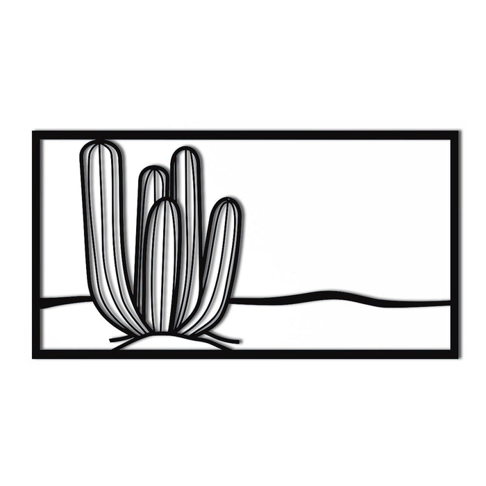 Cactus Metal Wall Art
