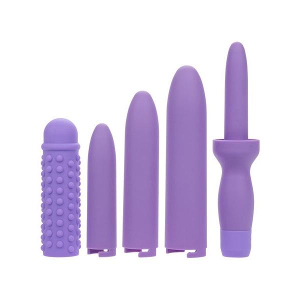 Calexotics Dr. Laura Berman Rechargeable Vibrating Dilator Set (4 Sizes + Sleeve)