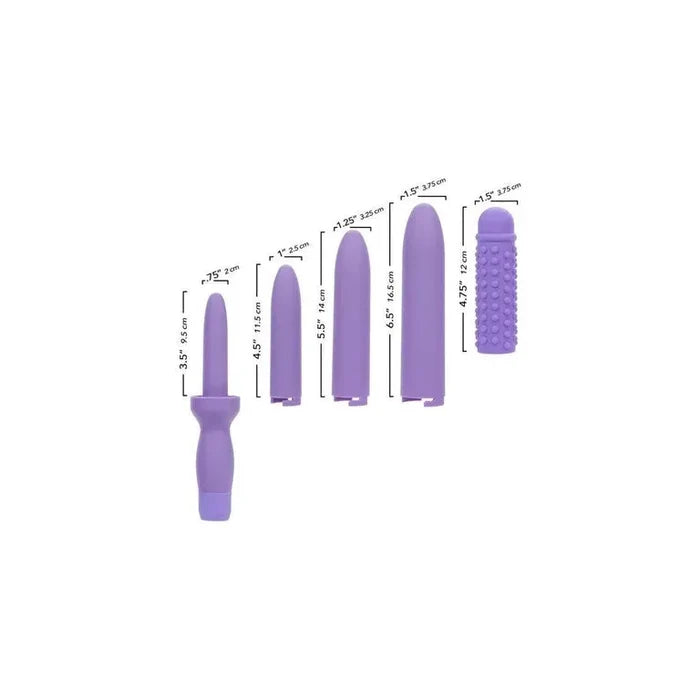 Calexotics Dr. Laura Berman Rechargeable Vibrating Dilator Set (4 Sizes + Sleeve)