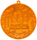 Camp Van Round Suction Lick Mat