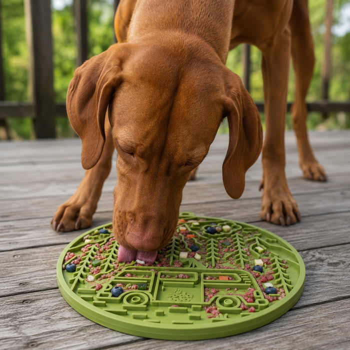 Camp Van Round Suction Lick Mat