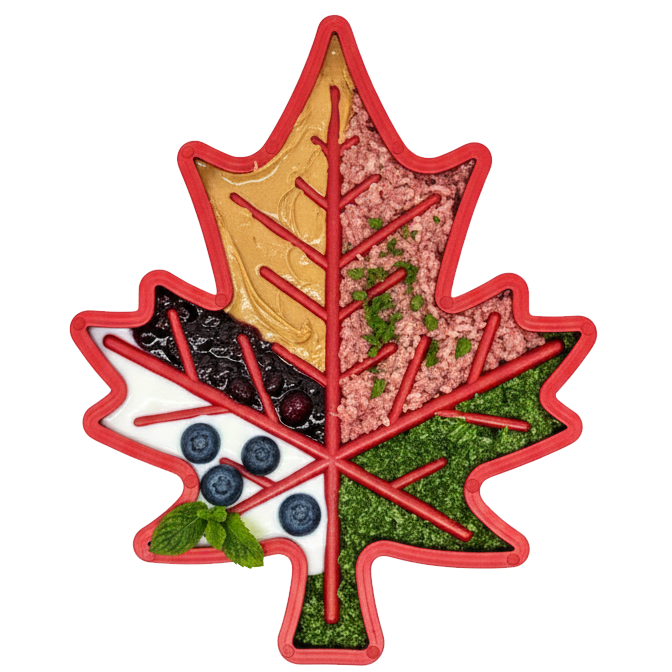 Canadian Maple Leaf Nylon Treat Toy