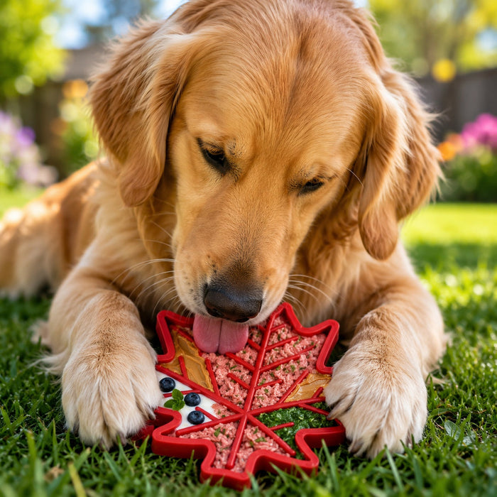 Canadian Maple Leaf Nylon Treat Toy