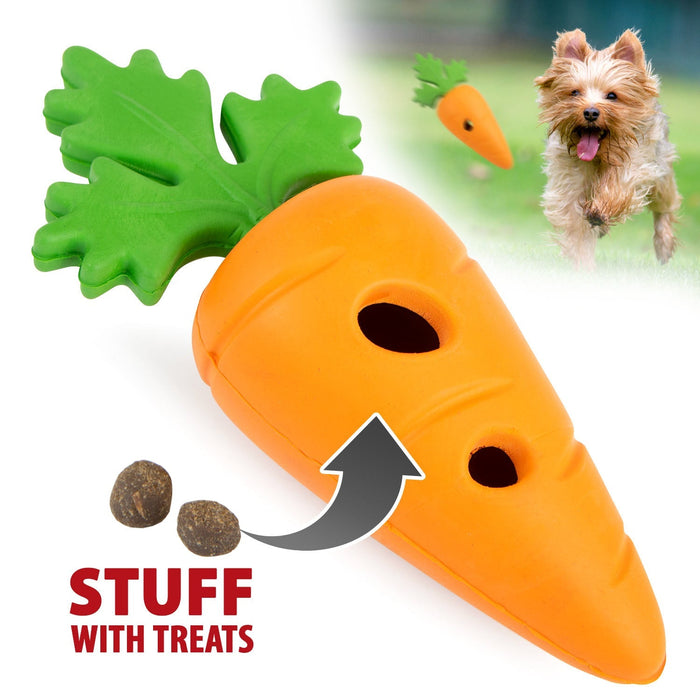 Carrot Treat Toy for a Stuff-and-Play Session
