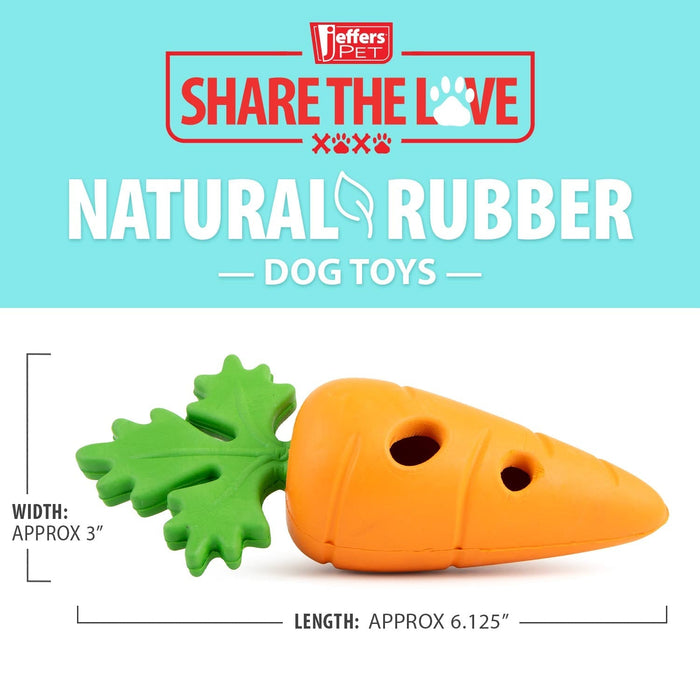 Carrot Treat Toy for a Stuff-and-Play Session