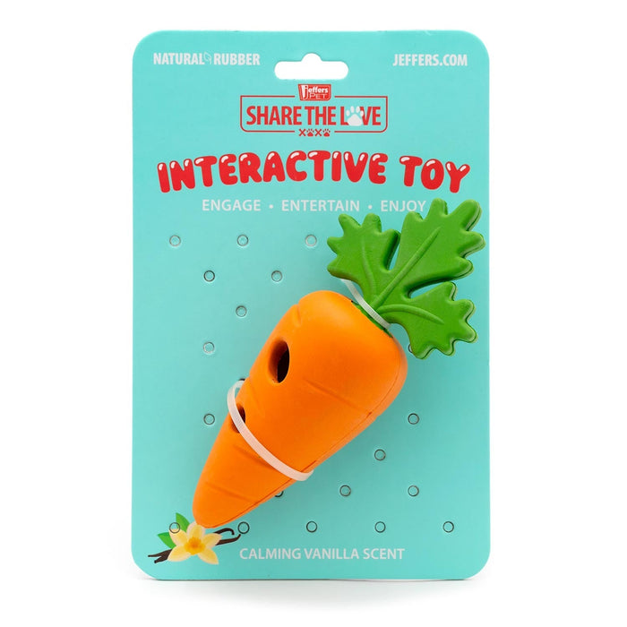 Carrot Treat Toy for a Stuff-and-Play Session