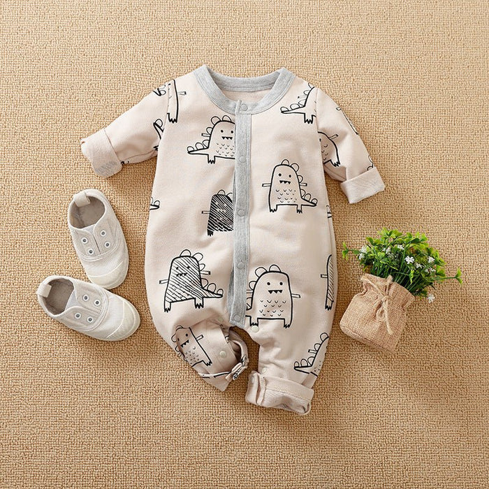 Cartoon Animals Long Sleeve Jumpsuit (6 Designs)