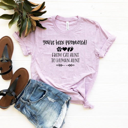 Cat Aunt to Human Aunt Tee