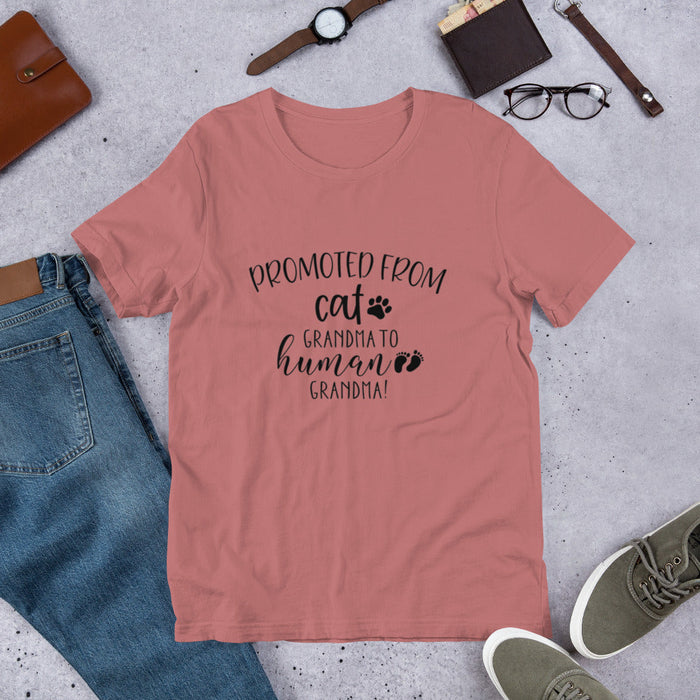Cat Grandma T Shirt — Promoted to Human Grandma