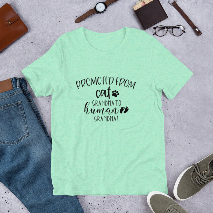 Cat Grandma T Shirt — Promoted to Human Grandma