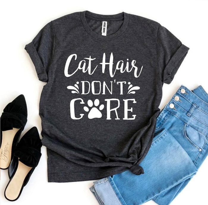 Cat Hair Don’t Care Paw Tee