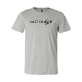 Cat Lady Script and Paw Tee