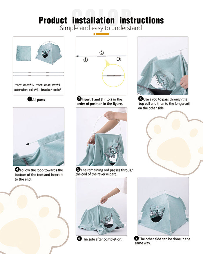 Cat Tent Bed Indoor