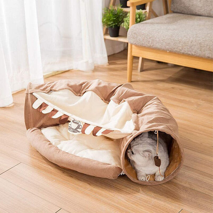 Cat Tunnel and Removable Mat