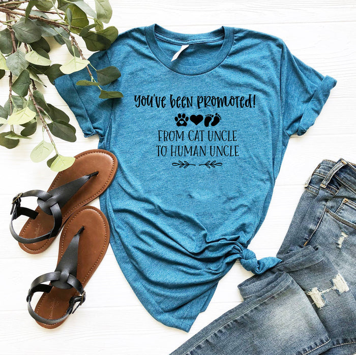 Cat Uncle Promotion Announcement Tee