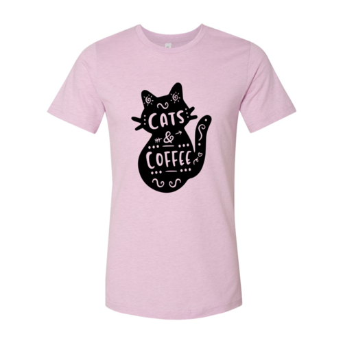 Cats and Coffee Silhouette Tee