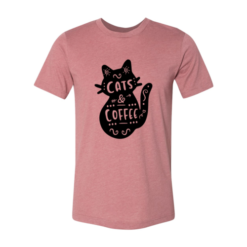 Cats and Coffee Silhouette Tee