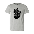 Cats and Coffee Silhouette Tee