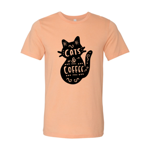 Cats and Coffee Silhouette Tee
