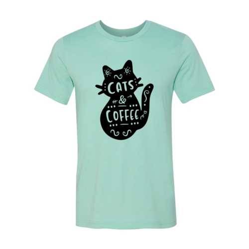 Cats and Coffee Silhouette Tee
